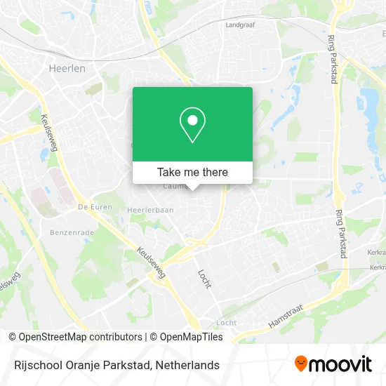 Rijschool Oranje Parkstad map