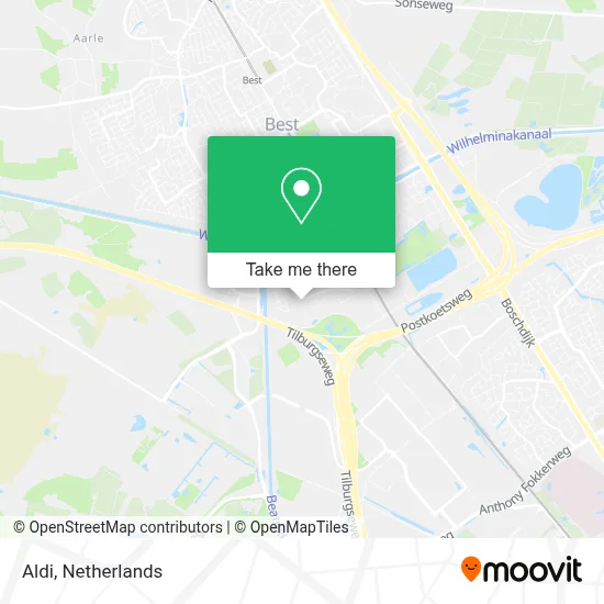Aldi map