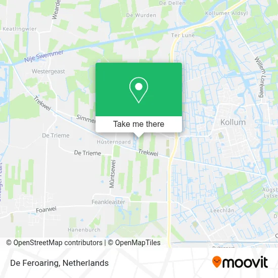 De Feroaring map