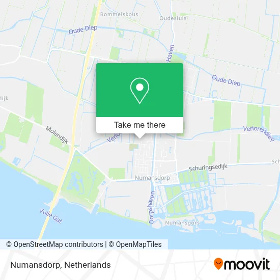 Numansdorp map