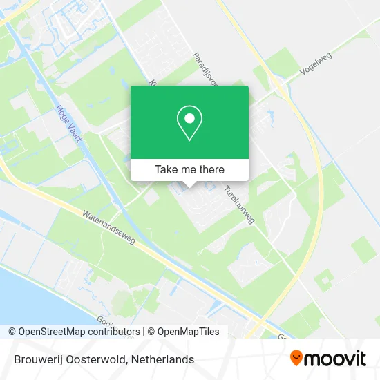 Brouwerij Oosterwold map