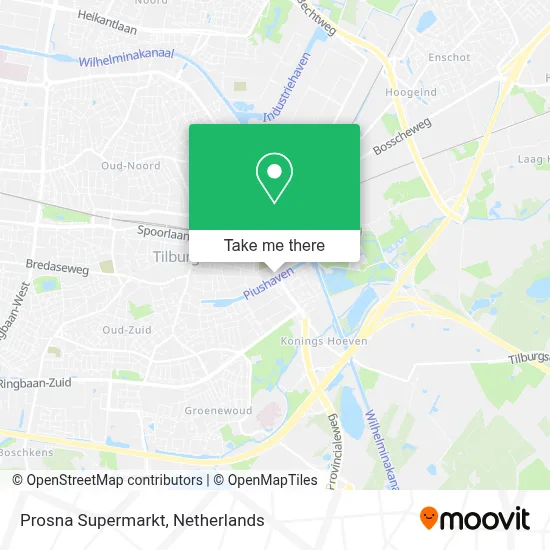 Prosna Supermarkt map