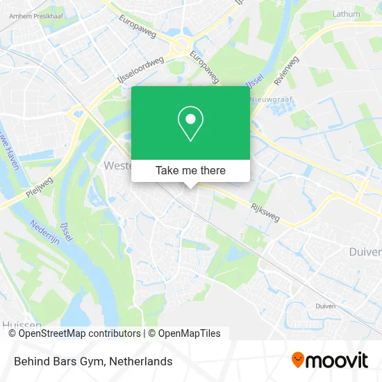 Behind Bars Gym map