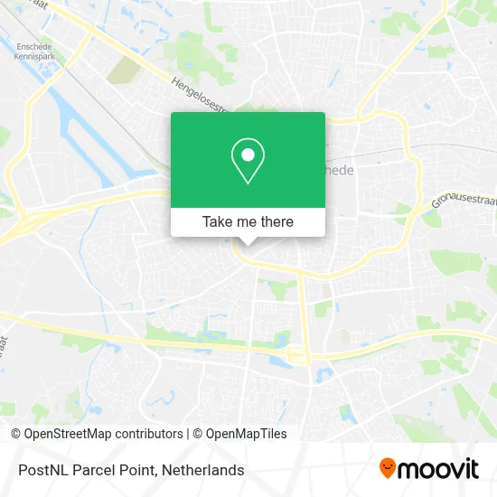 Postnl Pakketpunt map