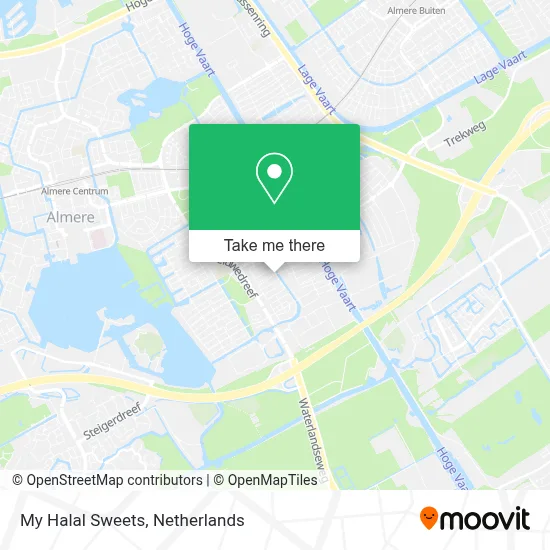 My Halal Sweets map