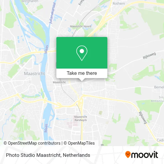 Photo Studio Maastricht map