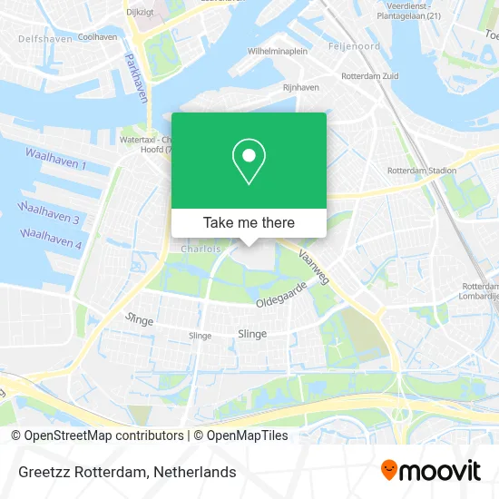 Greetzz Rotterdam map