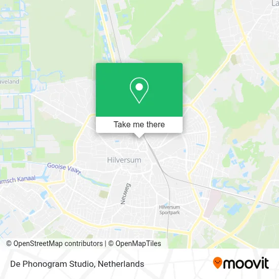 De Phonogram Studio map