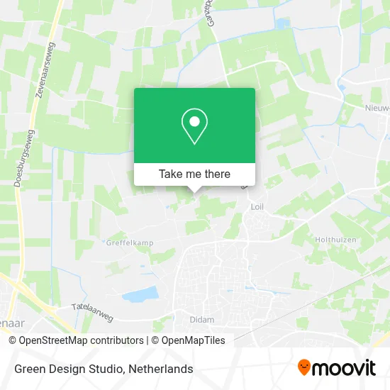 Green Design Studio map