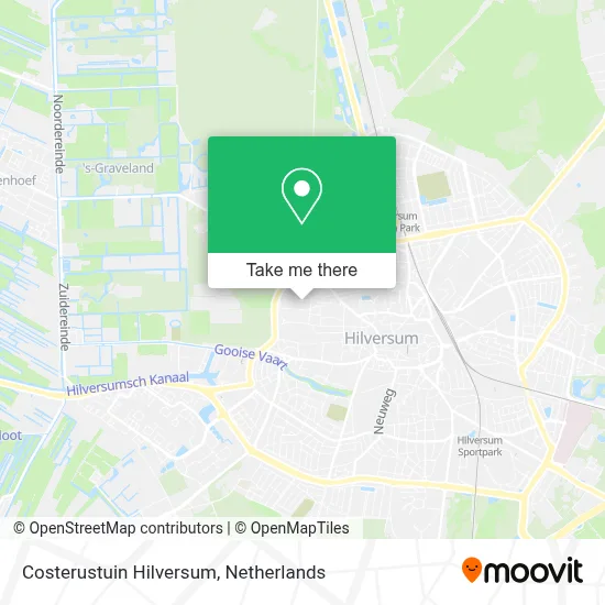 Costerustuin Hilversum Karte
