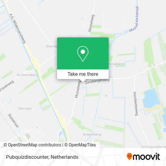 Pubquizdiscounter map