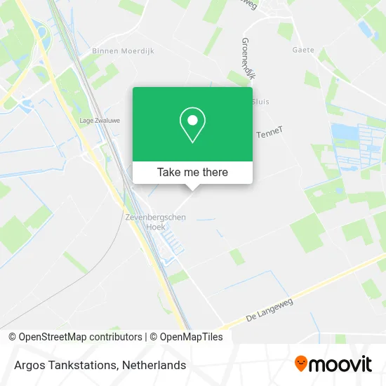 Argos Tankstations Karte