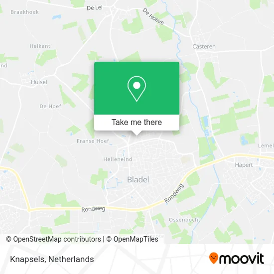 Knapsels map