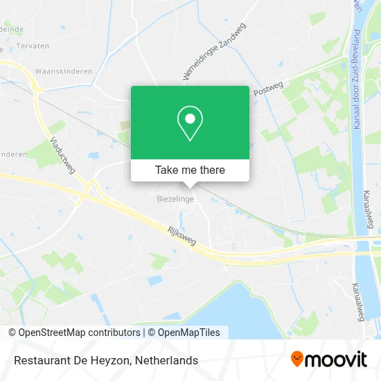 Restaurant De Heyzon map