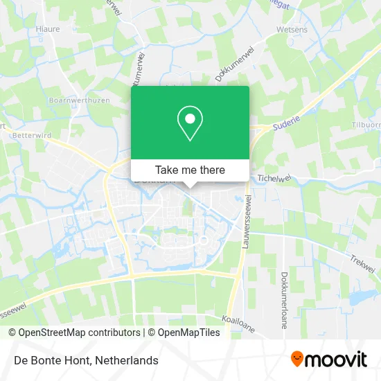De Bonte Hont map