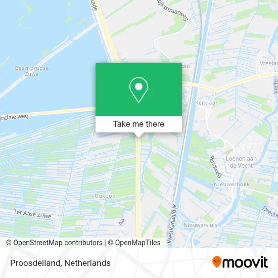 Proosdeiland map