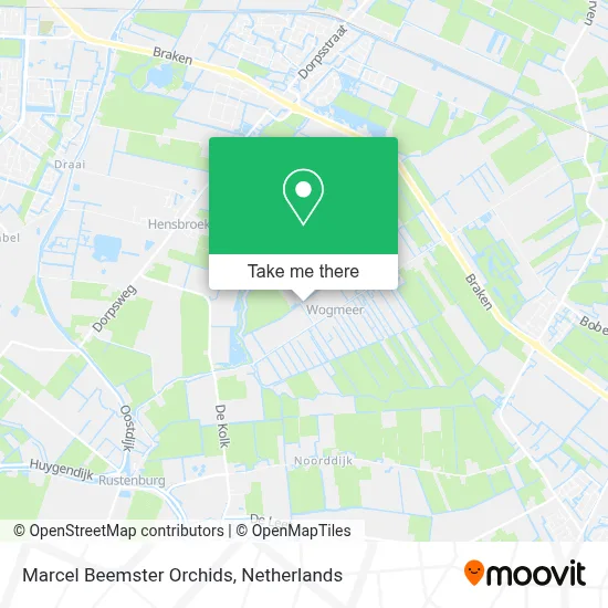 Marcel Beemster Orchids map