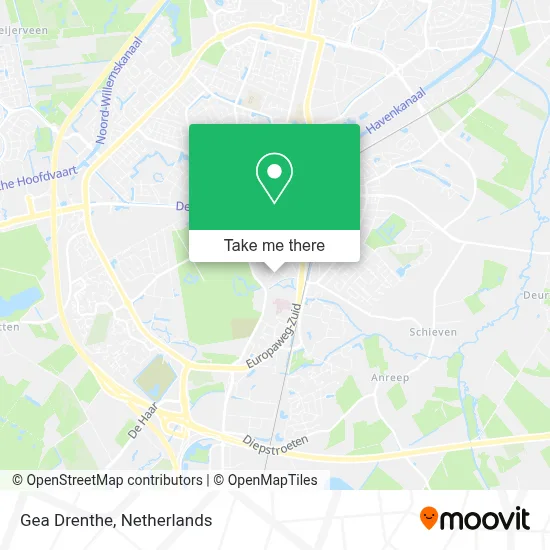Gea Drenthe map