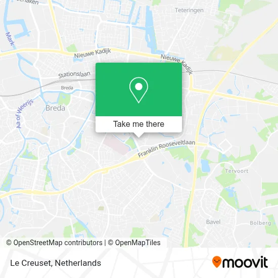 Le Creuset map