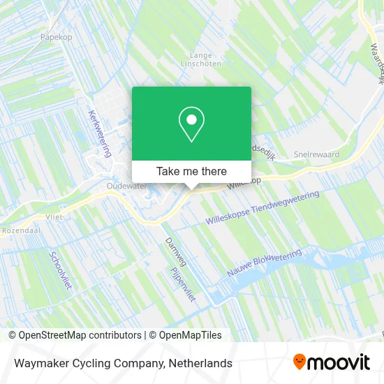 Waymaker Cycling Company map