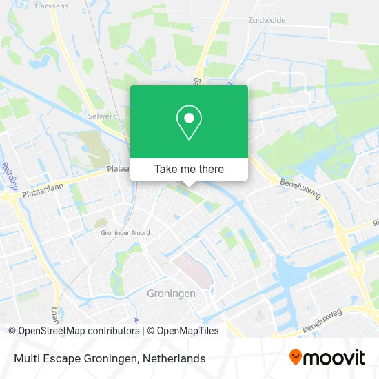 Multi Escape Groningen map