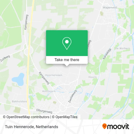 Tuin Hennerode map