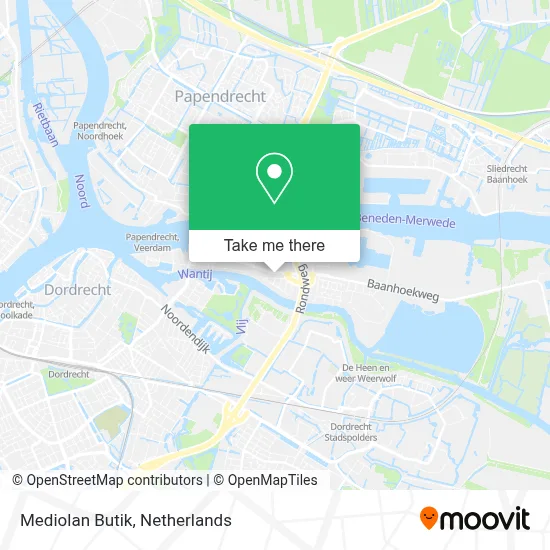 Mediolan Butik map