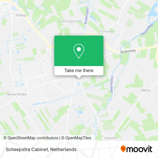 Scheepstra Cabinet map