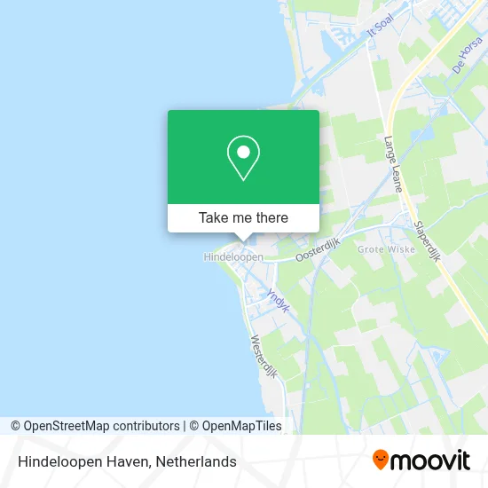 Hindeloopen Haven map