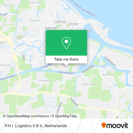 P.H.I. Logistics II B.V. map