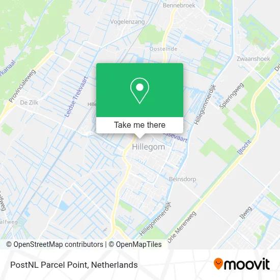 Postnl Pakketpunt map