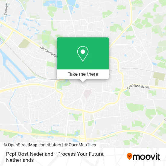 Pcpt Oost Nederland - Process Your Future map