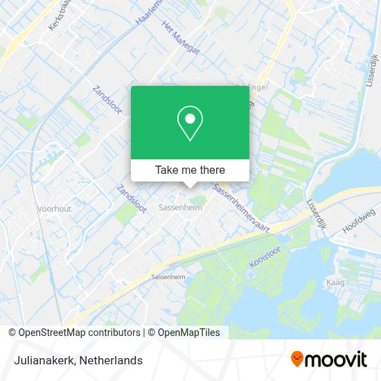 Julianakerk map