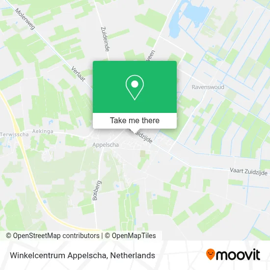 Winkelcentrum Appelscha map