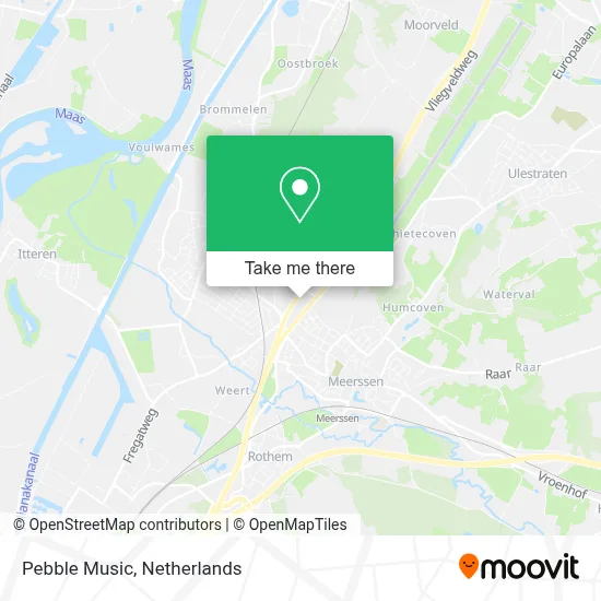 Pebble Music map
