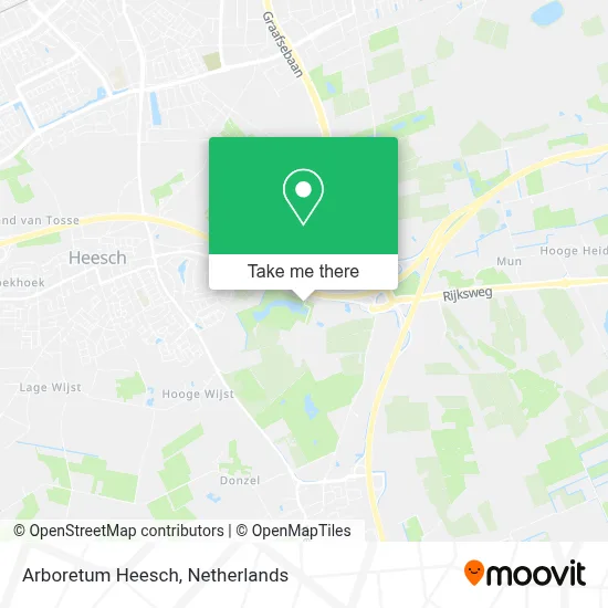 Arboretum Heesch map