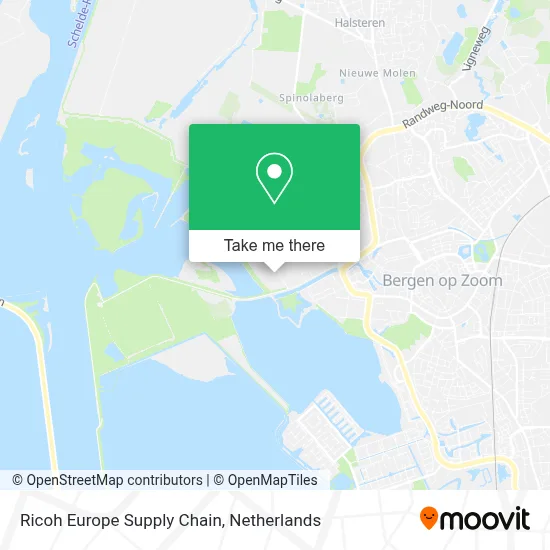 Ricoh Europe Supply Chain map