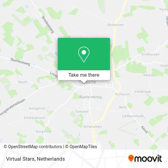 Virtual Stars map
