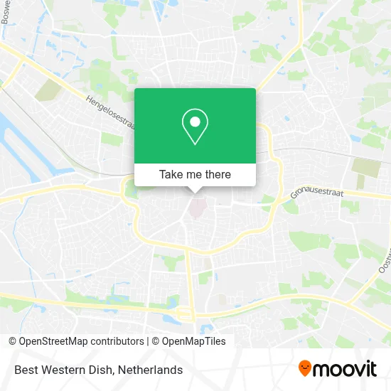 Best Western Dish map