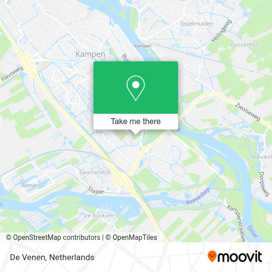 De Venen map