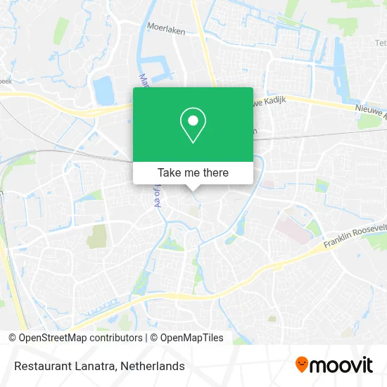Restaurant Lanatra map