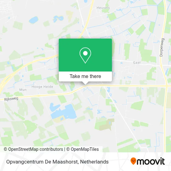 Opvangcentrum De Maashorst map