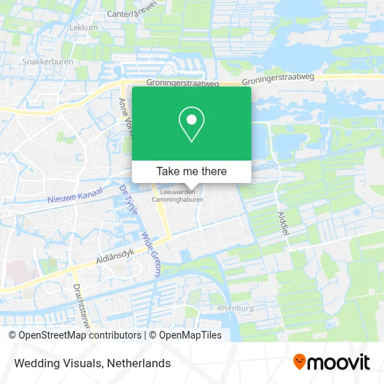 Wedding Visuals map