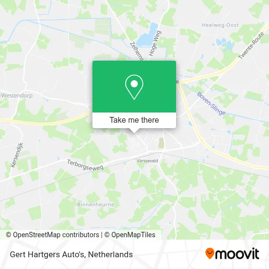 Gert Hartgers Auto's map