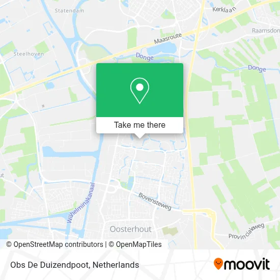 Obs De Duizendpoot map