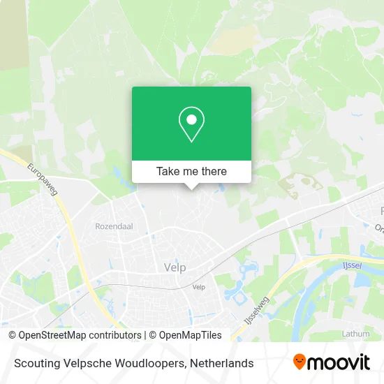 Scouting Velpsche Woudloopers map