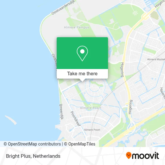 Bright Plus map