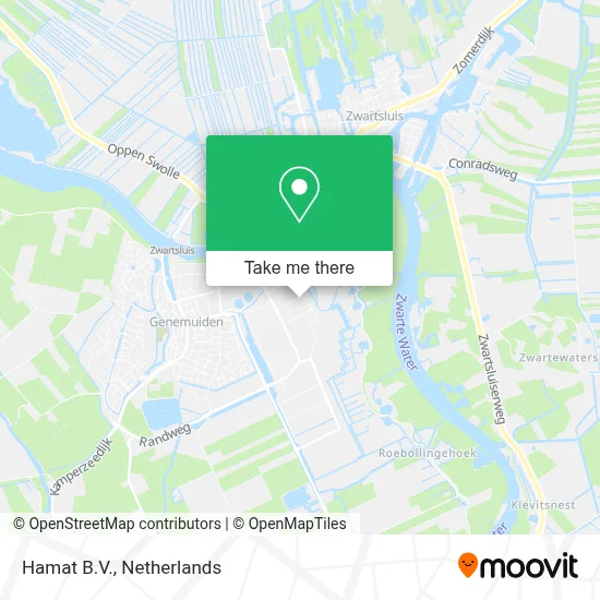 Hamat B.V. map