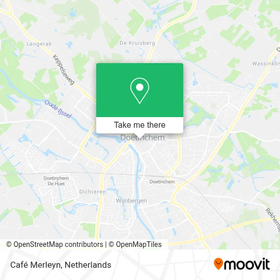 Café Merleyn map
