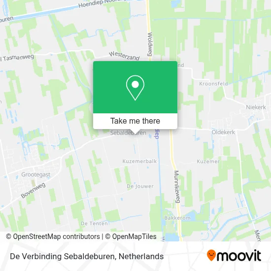 De Verbinding Sebaldeburen map